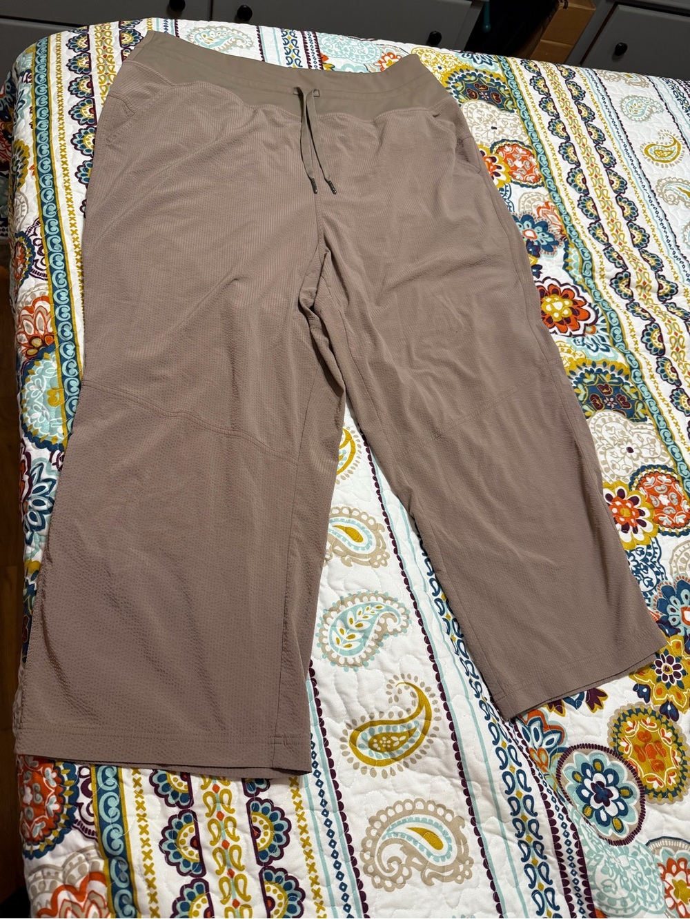 Lole Sophia cropped Drawstring Pants - Taupe